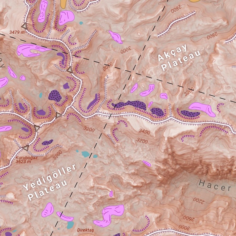 Glacial Geomorphology of the Aladağlar, Taurus Mountains, detail 1