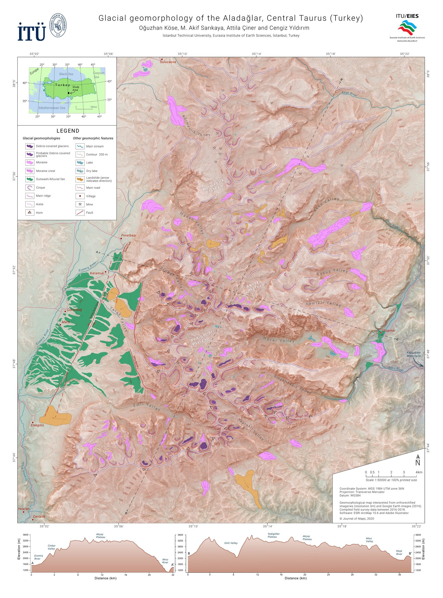 Glacial Geomorphology of the Aladağlar, Taurus Mountains