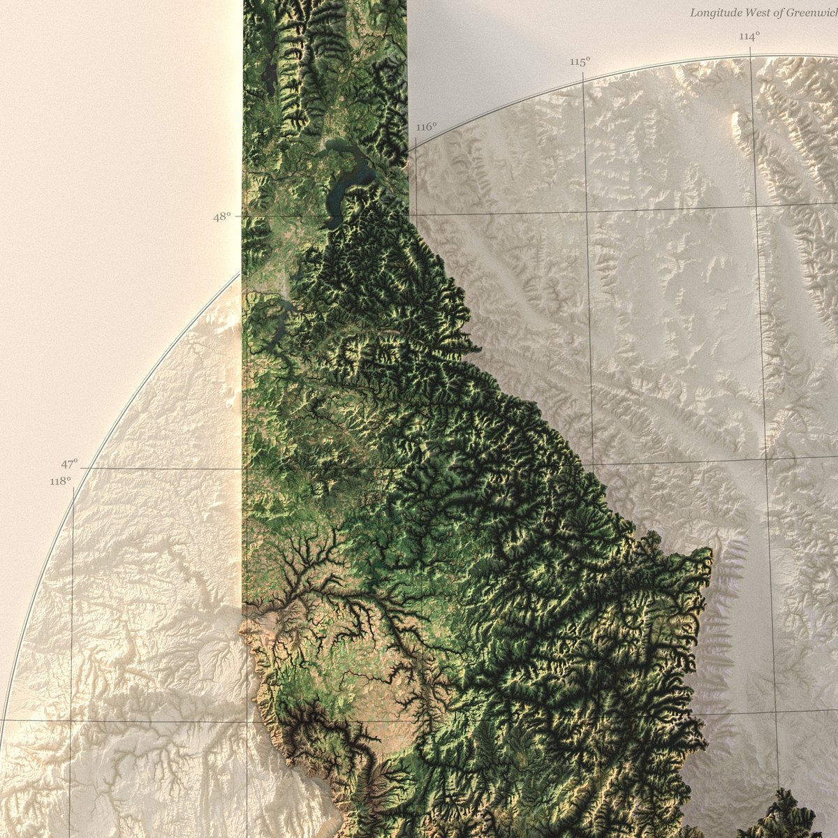 Idaho in Natural Colour, detail 1