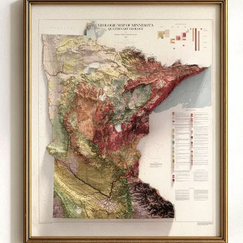 Geological Map of Minnesota, 1982