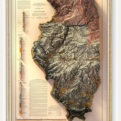 Illinois Topographic Map