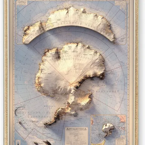 Antarctica Map