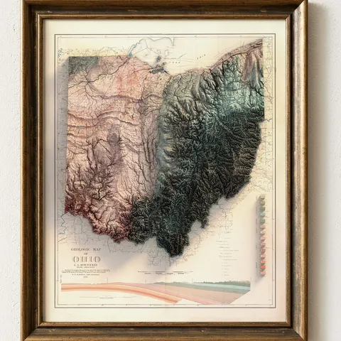 Geologic Map of Ohio, 1928