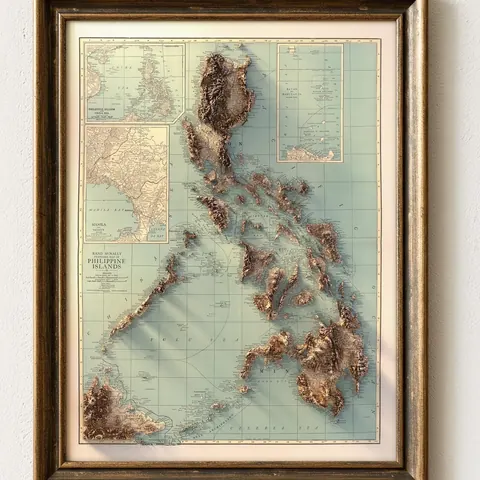 Map of the Philippines, 1924