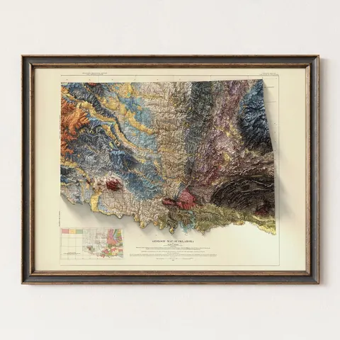 Oklahoma Geological Map