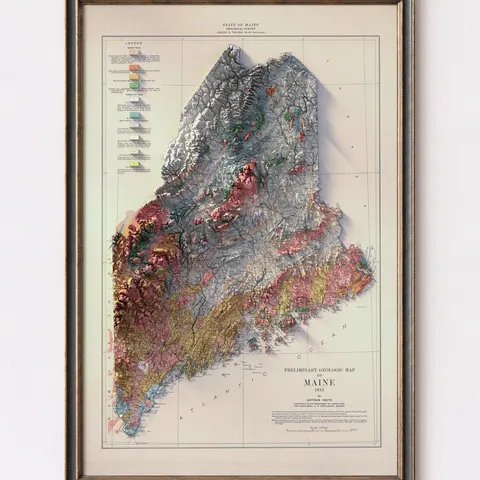 Maine Geological Map