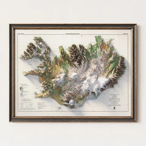 Iceland Vegetation Map