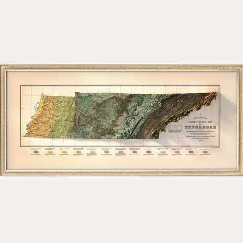 Tennessee Agricultural Map