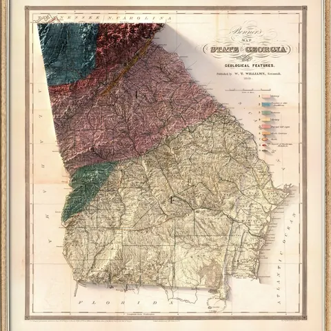 Georgia Geological Map