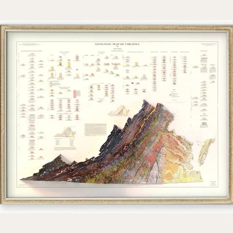 Virginia Geologic Map