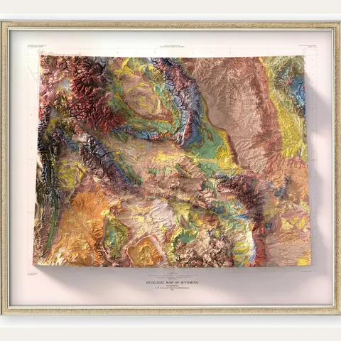 Wyoming Geological Map