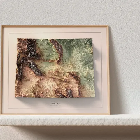 Wyoming Topographic Map