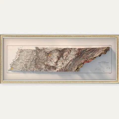Tennessee Geological Map, 1973