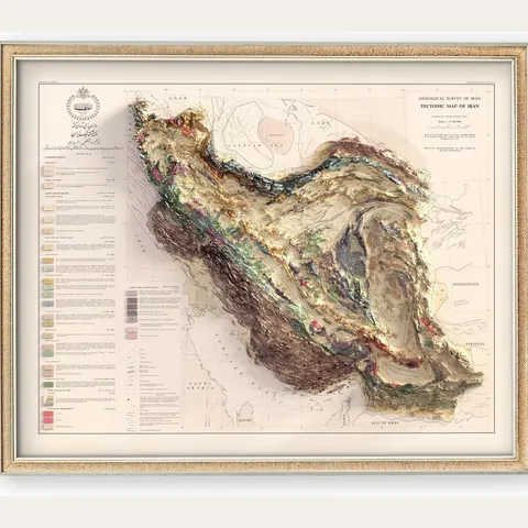 Tectonic Map of Iran