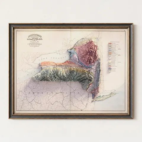 New York State Geological Map